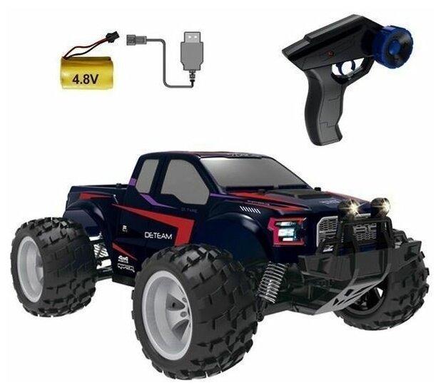 Машинка Внедорожник FORD RAPTOR 1:18 на РУ (свет) в коробке