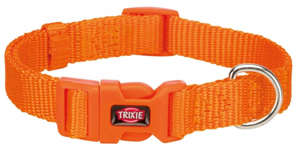Trixie Трикси ошейник для собак S: 25-40 см/15 мм папайя