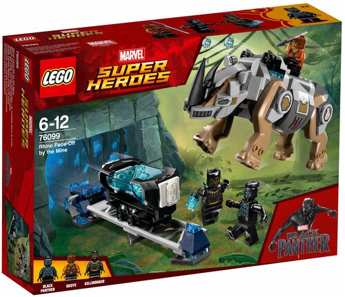 Конструктор LEGO Marvel Super Heroes 76099 Поединок с Носорогом, 229 дет.