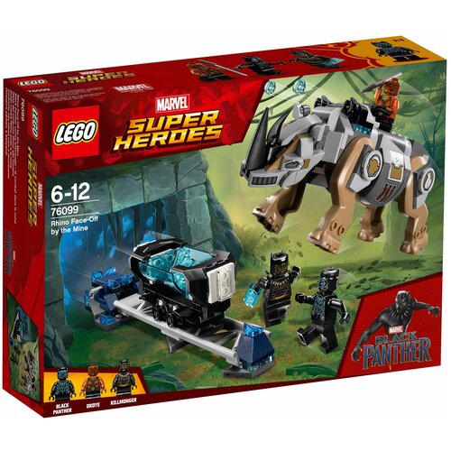 Конструктор LEGO Marvel Super Heroes 76099 Поединок с Носорогом, 229 дет. конструктор lego marvel super heroes 76099 поединок с носорогом