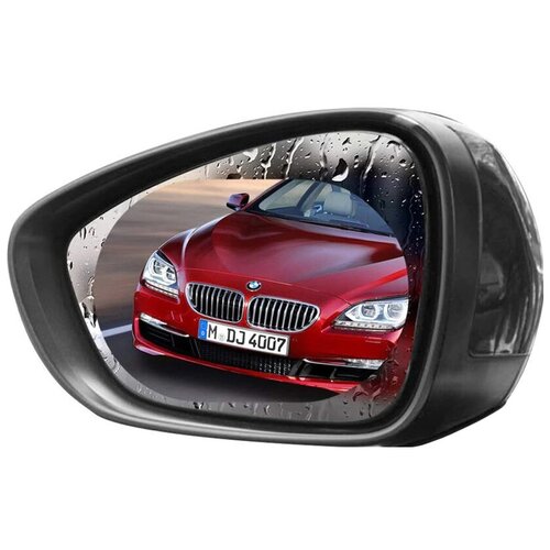 Водоотталкивающая пленка антидождь для зеркал автомобиля, защитная пленка для зеркал заднего вида, CarBull CB-FILM-01