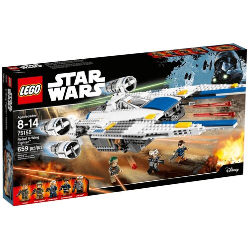 LEGO Star Wars 75155 Истребитель повстанцев U-wing, 659 дет. лего 75160 истребитель u wing