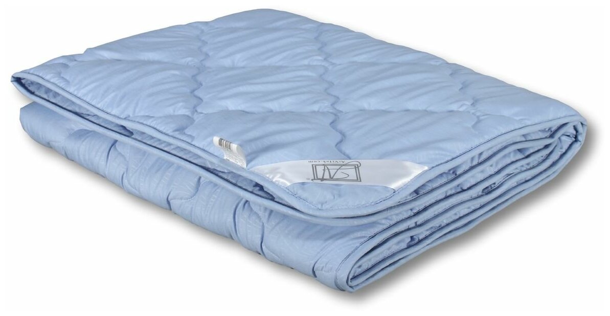 Одеяло стеганое альвитек лаванда-эко 200x220 легкое - фотография № 1