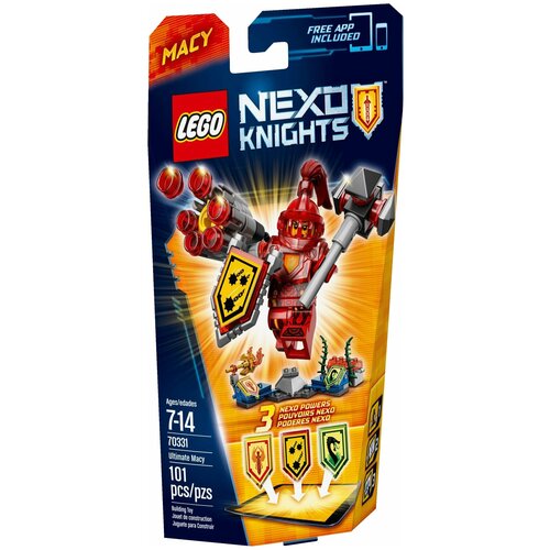 Конструктор LEGO Nexo Knights 70331 Абсолютная сила Мэйси, 101 дет. lego nexo knights 72004 решающая битва роботов