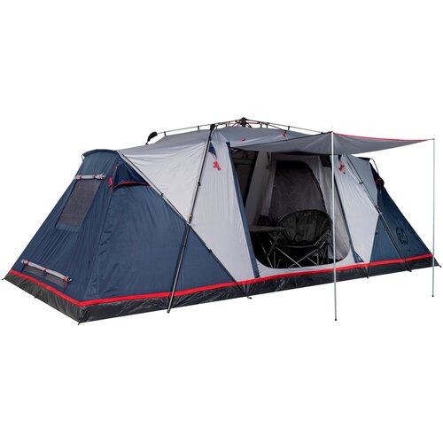 Палатка кемпинговая FHM Sirius 6, синий/серый палатка кемпинговая полуавтоматическая fhm sirius 6 black out