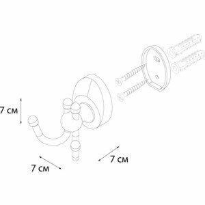Крючок для полотенец Fixsen - фото №7