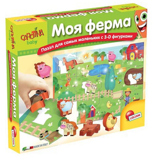 Набор пазлов Lisciani Giochi Моя ферма (R63512), 24 дет.