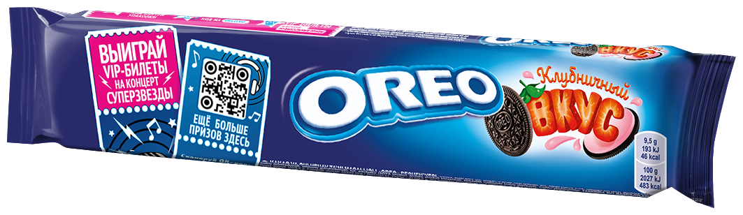 Печенье Oreo Клубника (набор 28 шт по 95г) - фотография № 6