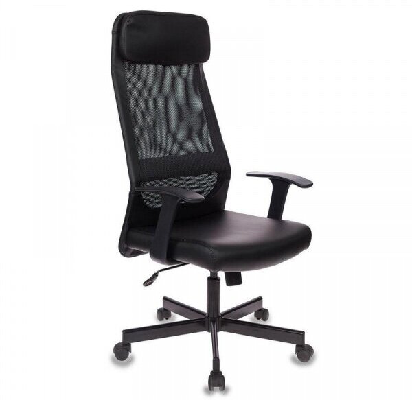 Кресло руководителя Easy Chair 651 TPU, обивка: искусственная кожа, цвет: черный
