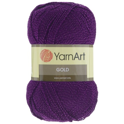 Пряжа для вязания YarnArt Gold, цвет: фиолетовый (9006), 400 м, 100 г, 5 шт