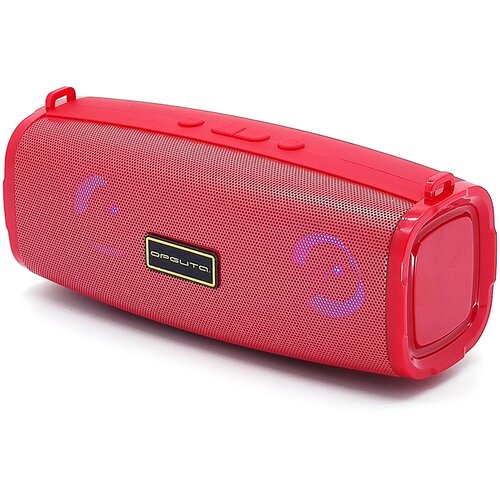 Колонка с Bluetooth, Орбита OT-SPB104, 6 Ватт, microSD и USB, FM-радио, аккумулятор 1200 mAh(3-4 часа работы), цвет красный