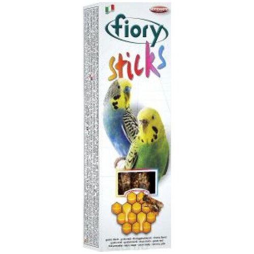 fiory sticks палочки для попугаев с яйцом 60 гр 10 шт Fiory Sticks палочки для попугаев, с медом 60 гр (2 шт)