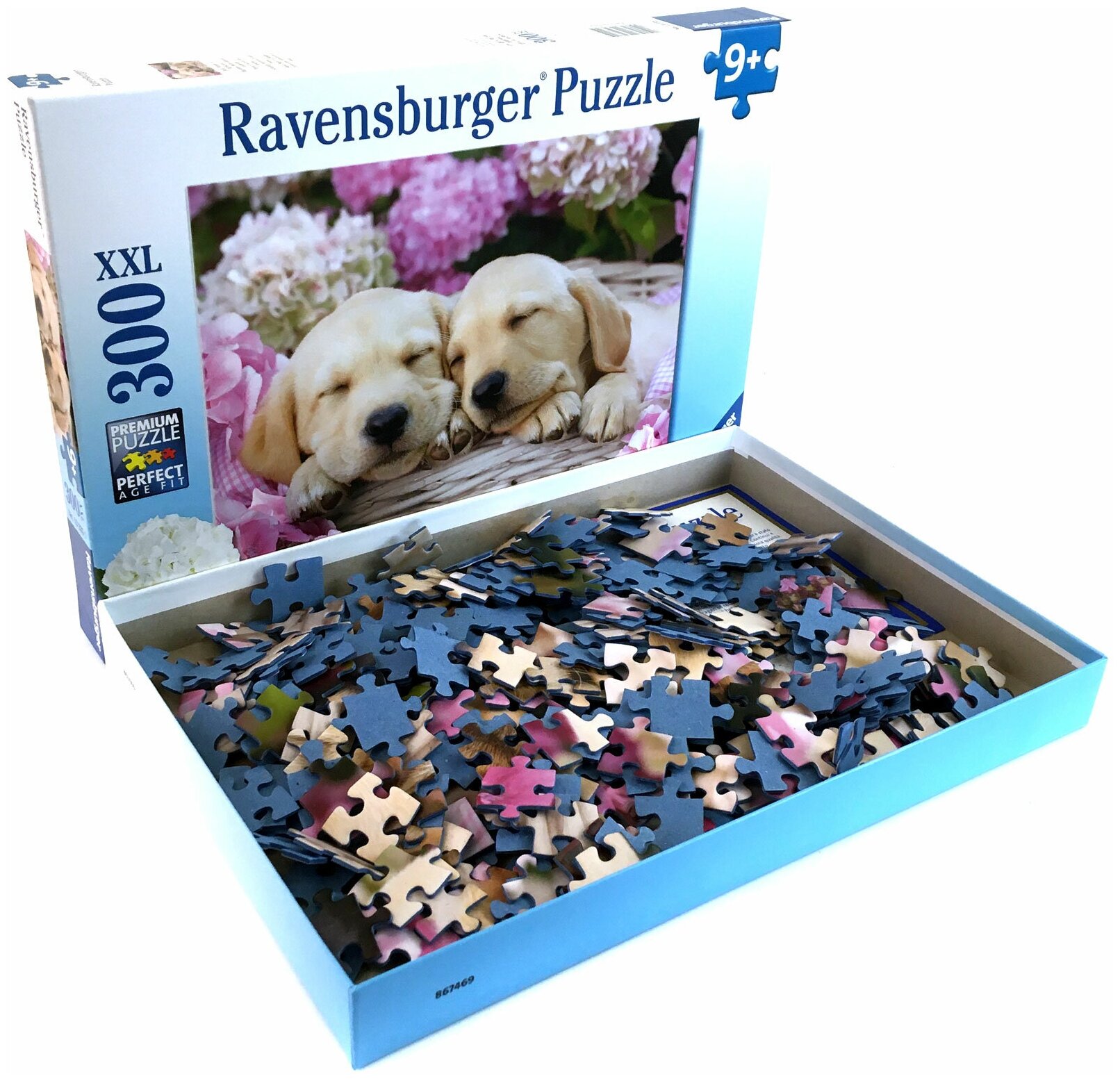 Пазл Ravensburger Сладкие щенки в корзинке 300 деталей 13235 - фото №5