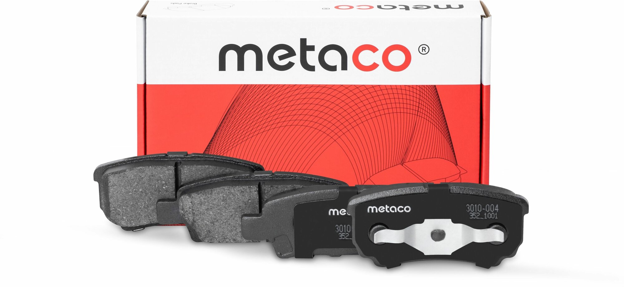 Колодки тормозные задние дисковые к-кт Metaco 3010-004