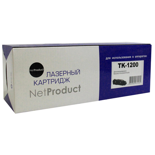 Картридж NetProduct N-TK-1200, 3000 стр, черный картридж netproduct n sp101e 1200 стр черный