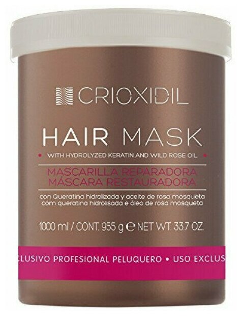 Маска для сухих и поврежденных волос, 1000 мл/ Repair Hair Mask, Crioxidil (Криоксидил) 1000 мл