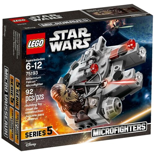 LEGO Star Wars 75193 Микрофайтер Сокол Тысячелетия, 92 дет. lego star wars 7965 сокол тысячелетия 1238 дет