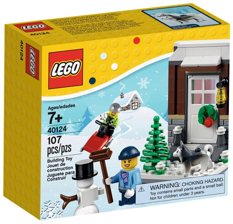 LEGO Seasonal 40124 Зимние развлечения, 107 дет.