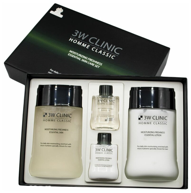 3W CLINIC       . Classic moisturizing freshnes 3set, 150 . + 150 . +30 . + 30 .