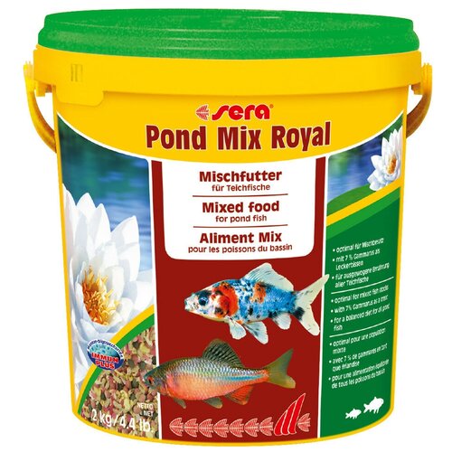 Сухой корм  для  рыб Sera Pond Mix Royal, 10 л, 2 кг