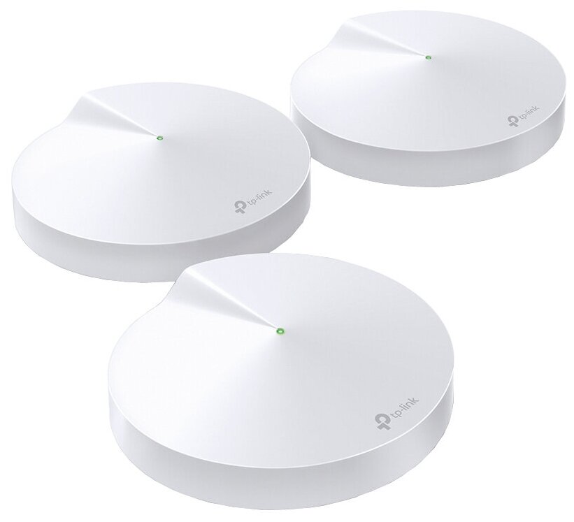 Маршрутизатор беспроводной TP-Link Deco M5 (DECO M5(3-PACK)) AC1300 10/100/1000BASE-TX белый (упак: