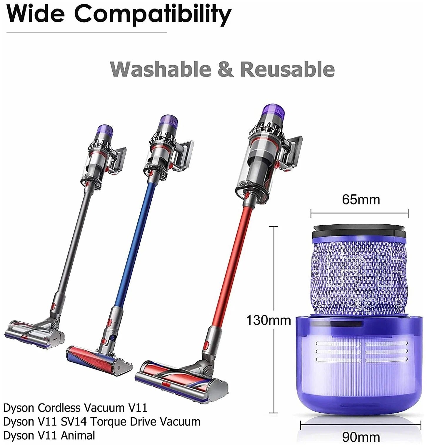 HEPA фильтр для пылесоса Dyson V11, V15, SV14, SV17, SV22, 970013-02 - фотография № 9