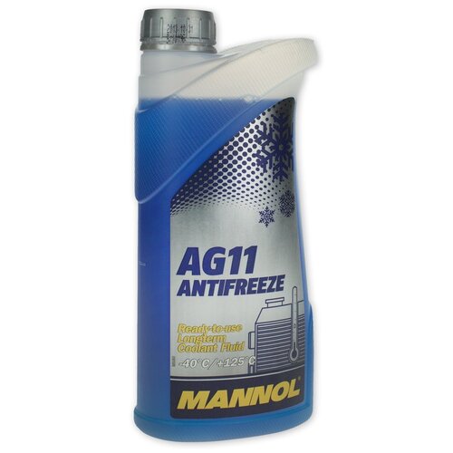 MANNOL 2037 Антифриз Antifreeze Longterm AG11 (-40 C Синий) 5 л.