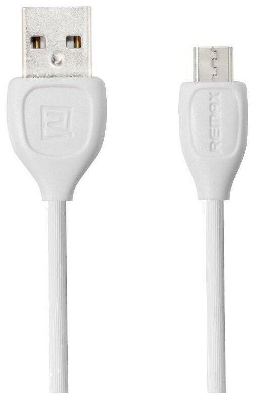 Кабель Remax Lesu USB - microUSB (RC-050m), 1 м, белый