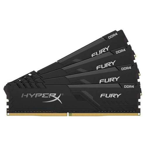 Память оперативная HX430C15FB3K432 Kingston 32GB 3000MHz DDR4 CL15 Dimm Kit of 4 HyperX Fury Blac 1941200₽