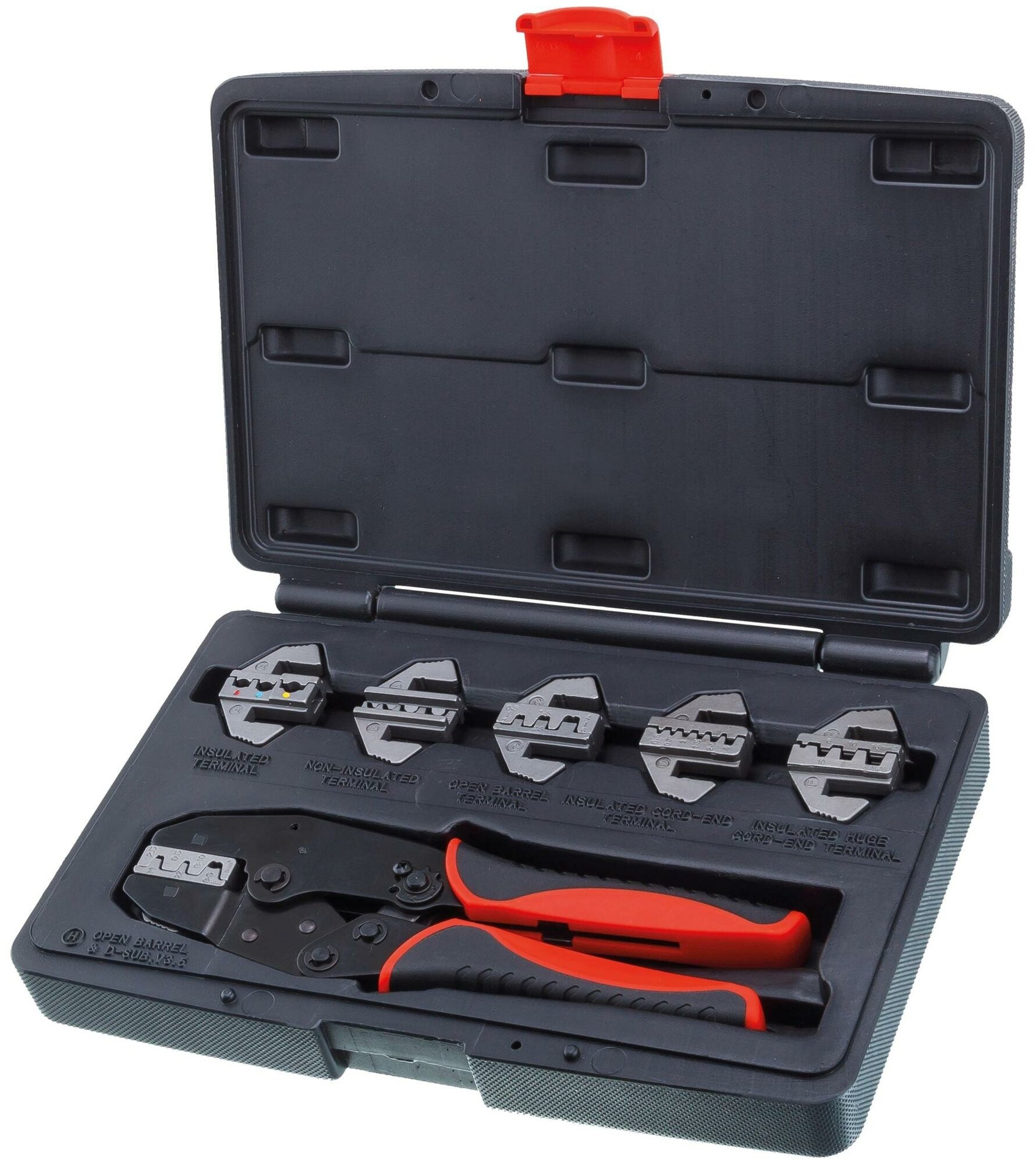 KT TOOLS Клещи для обжимки клемм в наборе, 7 предм. KA-1278