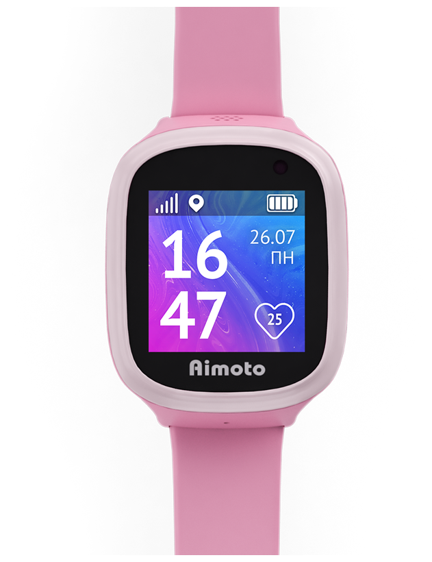 Детские умные часы с GPS Aimoto Start 2 (Розовый) - фотография № 3