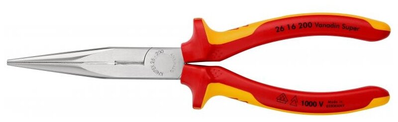 Длинногубцы с резцом KNIPEX KN-2616200