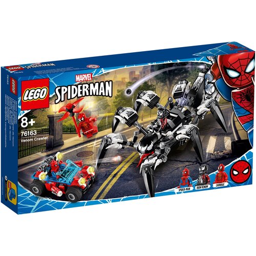 конструктор краулер венома с человеком пауком 431 дет spider hero 11502 Конструктор LEGO Super Heroes 76163 Spiderman Краулер Венома, 413 дет.