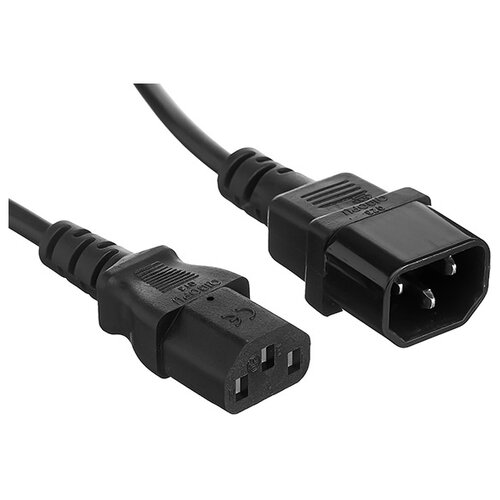 Кабель ExeGate IEC 320 С13 - IEC 320 С14 (EP280630RUS), 5 м, черный кабель exegate iec 320 с13 iec 320 с14 es280991rus 5 м черный