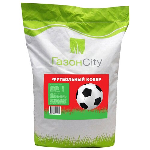 Смесь семян ГазонCity Футбольный ковер, 10 кг, 10 кг смесь семян газонcity настоящий быстрый 10 кг 10 кг