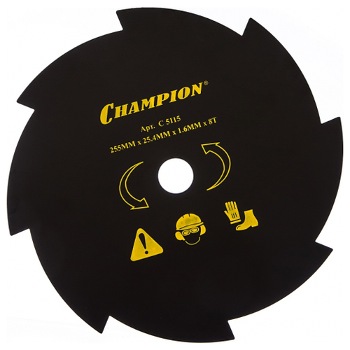 нож для жесткой травы champion с5119 Нож/диск CHAMPION C5115 25.4 мм