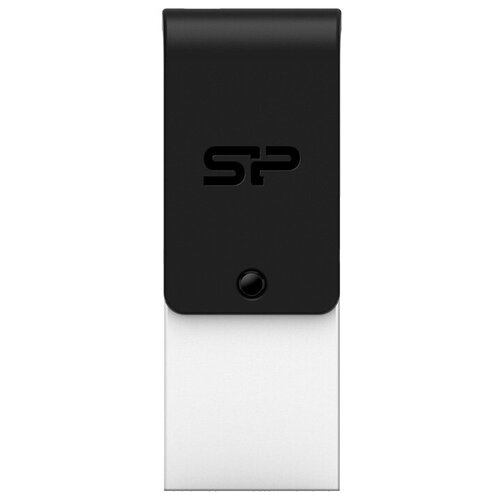 Флешка Silicon Power Mobile X21 16 ГБ, черный/серебристый