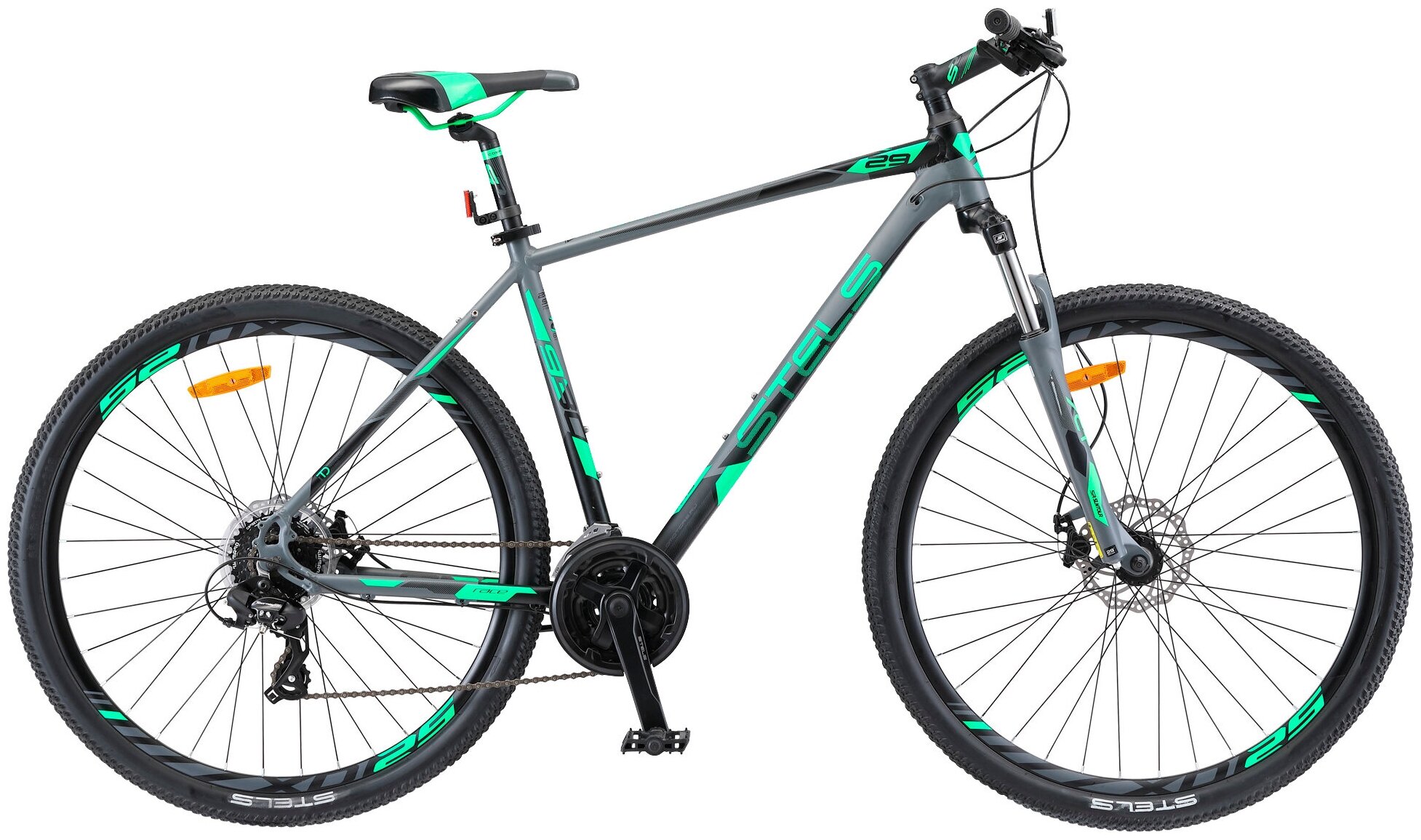 Горный (MTB) велосипед STELS Navigator 930 MD 29 V010 (2019) серый/черный 18.5" (требует финальной сборки)