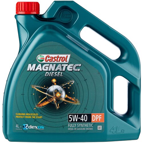 фото Синтетическое моторное масло castrol magnatec diesel 5w-40 dpf 4 л