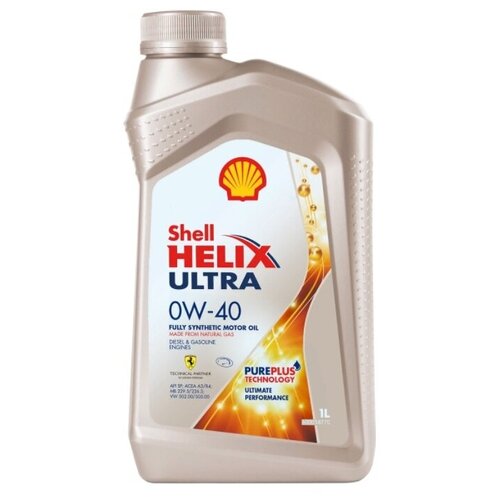 фото Синтетическое моторное масло shell helix ultra 0w-40 sp, 1 л