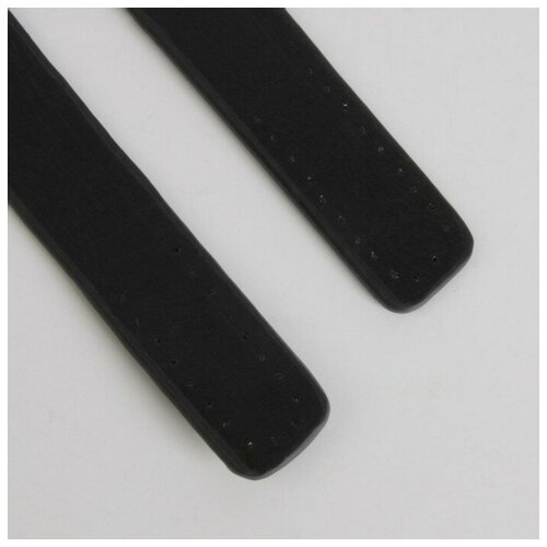 Ручки для сумки пара 52 2 х 2 см цвет чёрный 1 шт 964₽