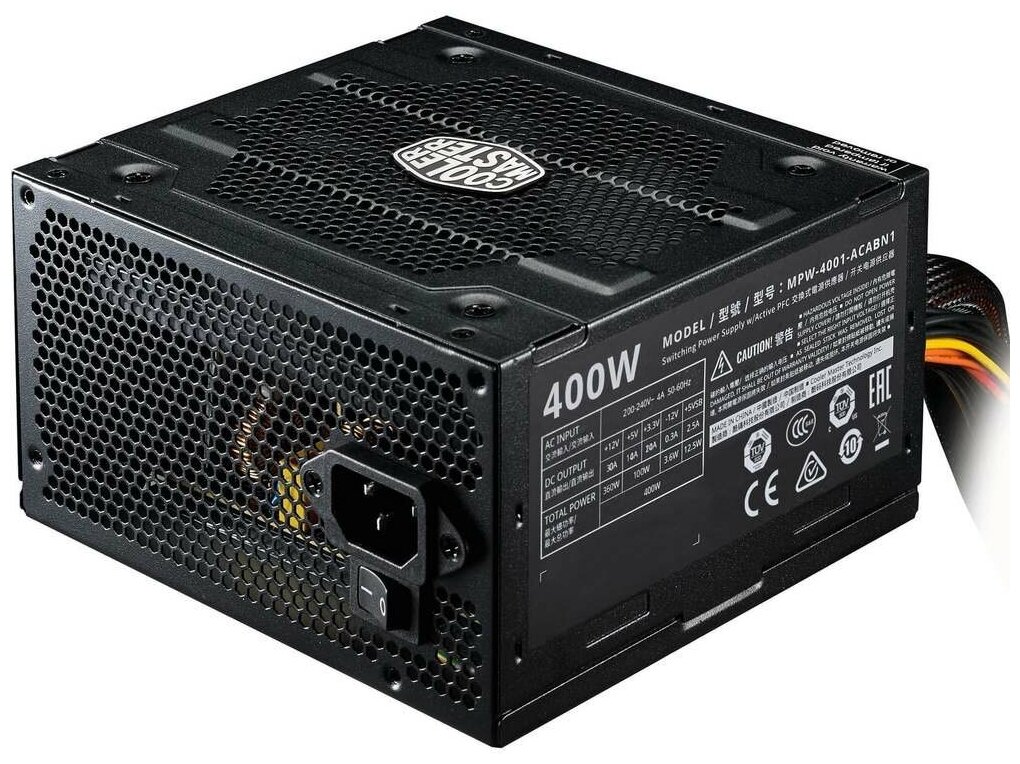 Power Supply Cooler Master Elite V3 400, 400W, ATX, 120mm, 3xSATA, 1xPCI-E(6+2), APFC