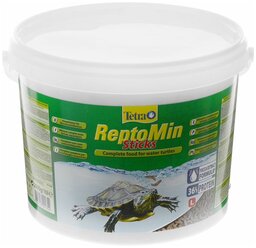 Сухой корм для рептилий Tetra ReptoMin Sticks, 10 л, 2.8 кг