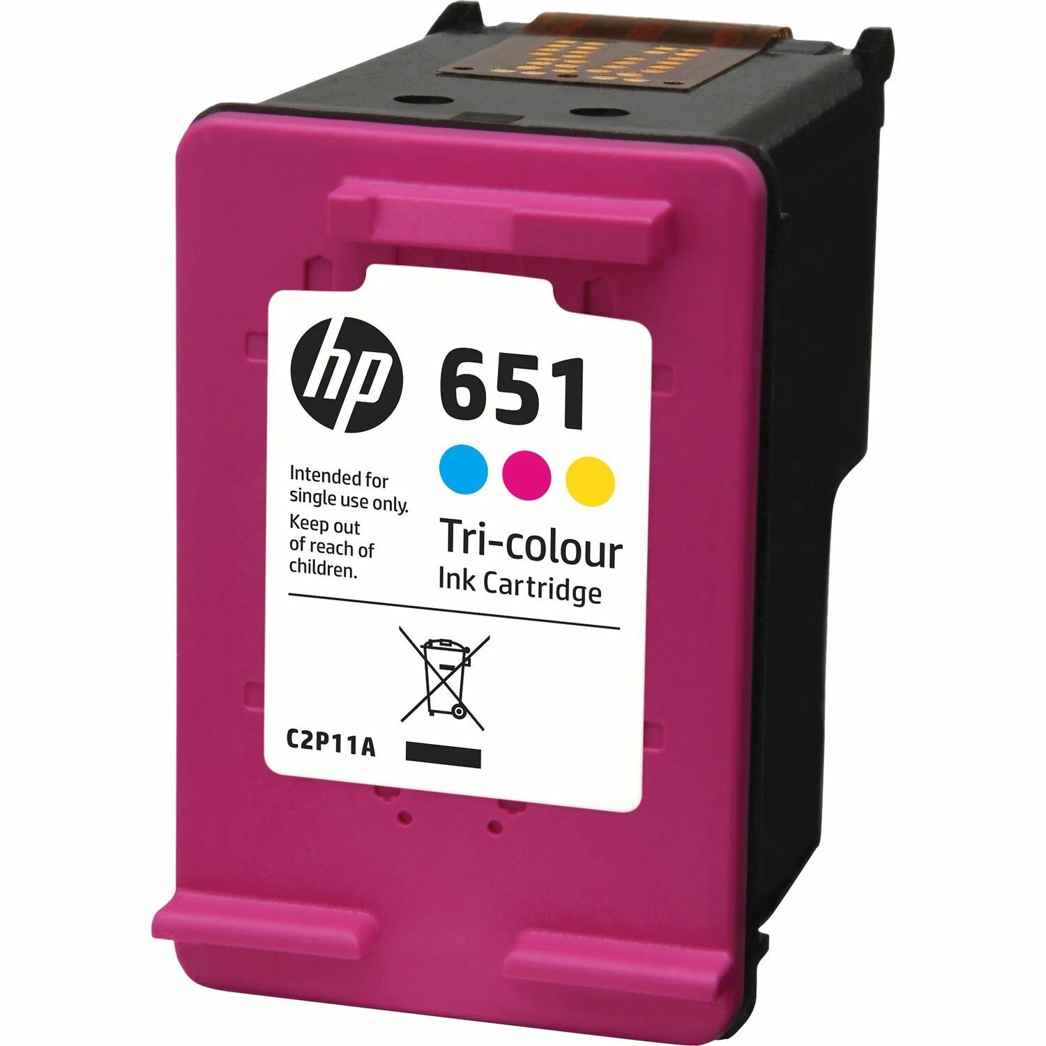 Картридж для струйного принтера HP 651 Tri-colour (C2P11AE)