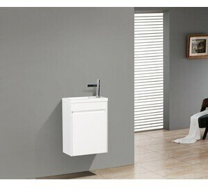 Тумба под раковину BelBagno Pietra 40 bianco lucido (PIETRA MINI-400-1A-SO-BL-L)