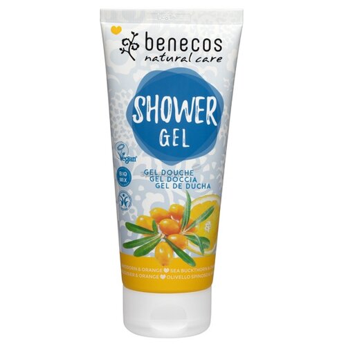 Гель для душа Benecos Natural care Buckthorn and orange, 200 мл