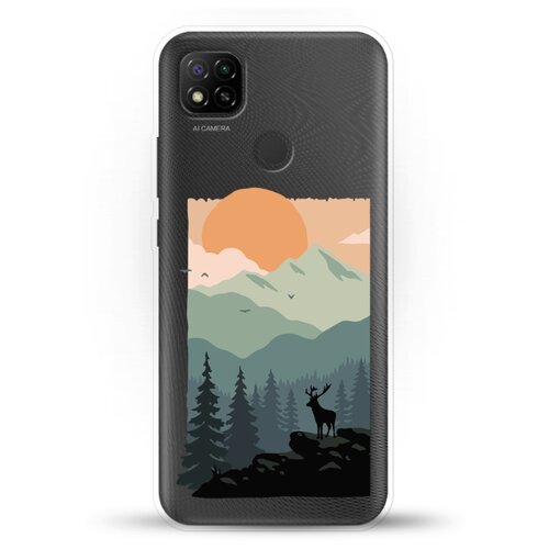 фото Силиконовый чехол горы и лес на xiaomi redmi 9c andy & paul