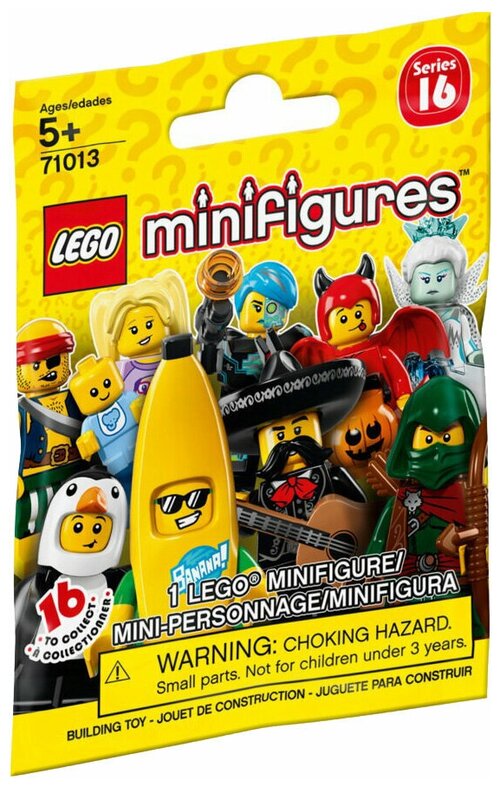 Конструктор LEGO Collectable Minifigures 71013 Серия 16, 9 дет.