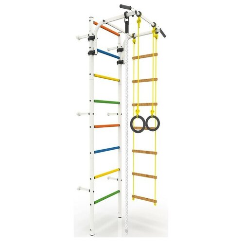 фото Детский спортивный комплекс атлет-2ц, пвх, цвет белый/цветные ступени 4782059 rokids