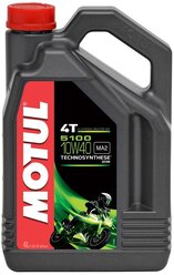 Полусинтетическое моторное масло Motul 5100 4T 10W40, 4 л